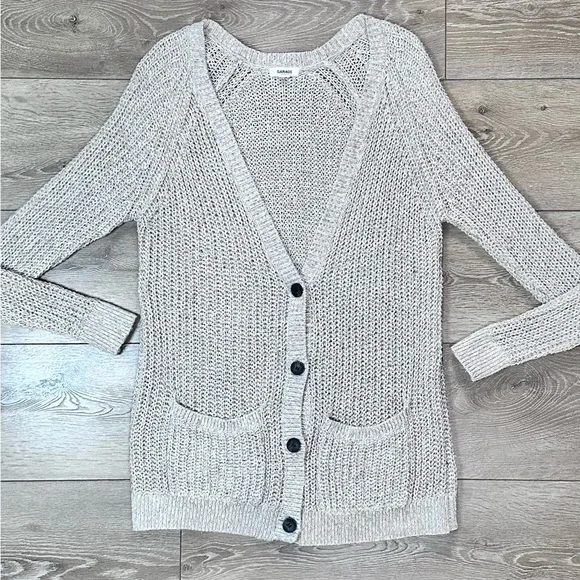 Garage Open Knit Slouchy Grandpa Cardigan - Picture 4 of 13